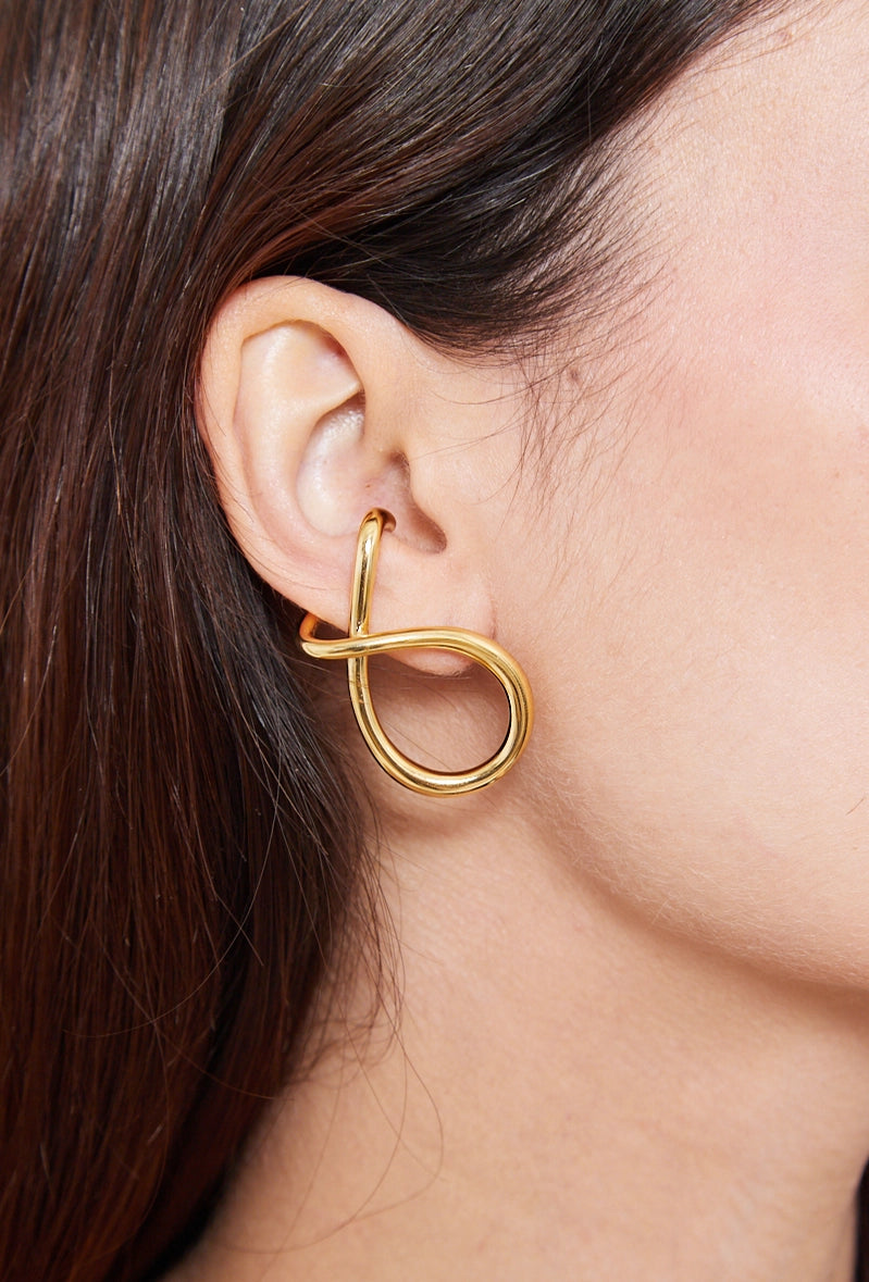 Pendientes Nudo Dorado