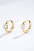 Pendientes Aros con Brillante