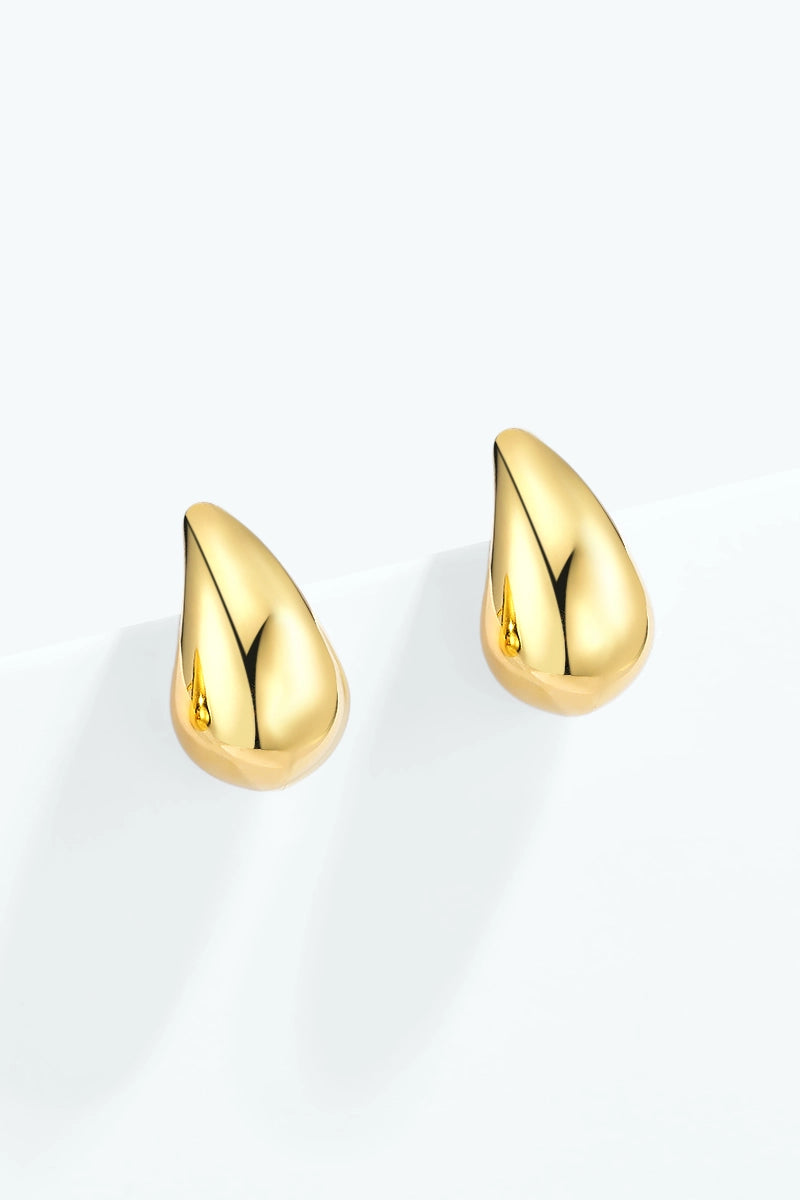 Pendientes de Gota Dorada