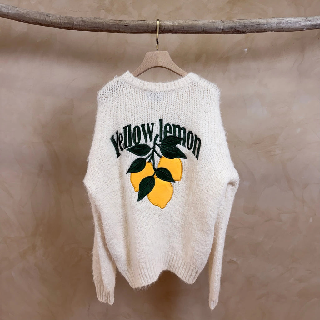 Jersey Amarillo Limón de Lana