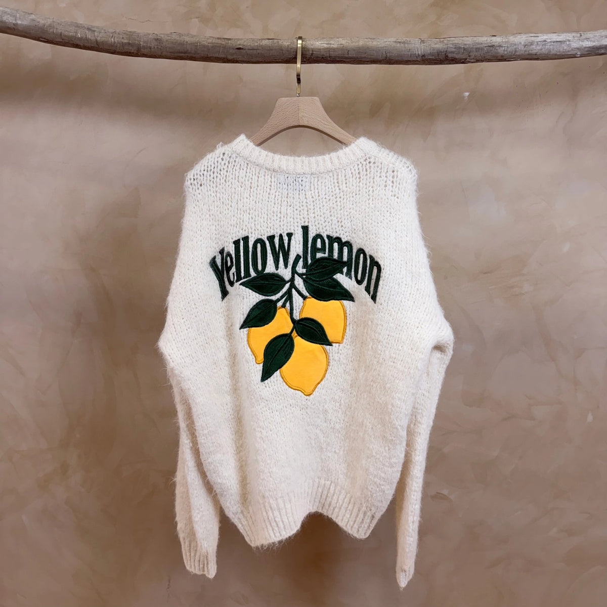 Jersey Amarillo Limón de Lana