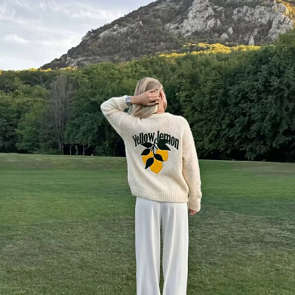 Jersey Amarillo Limón de Lana