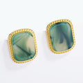Pendientes Esmeralda Brumosa