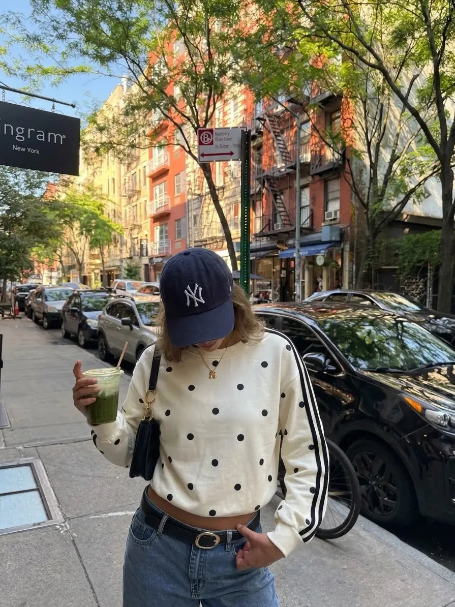 Polka Dot Sudadera