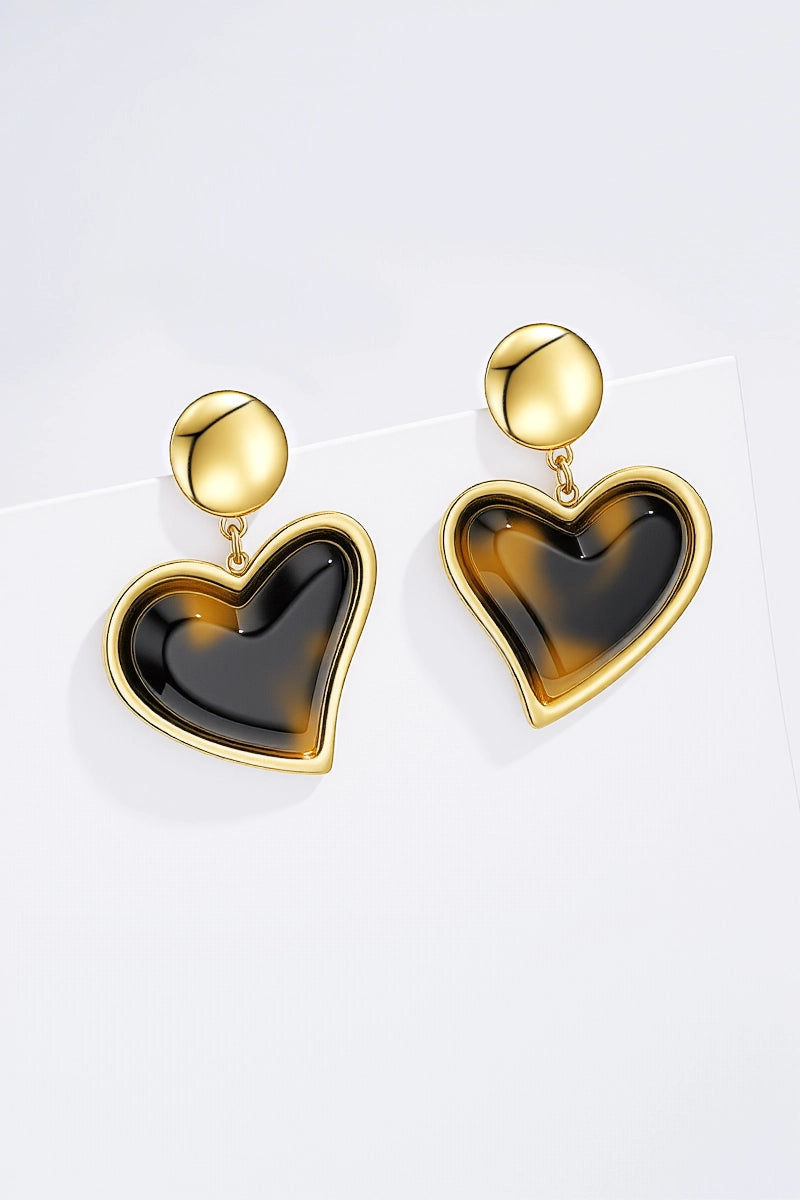 Pendientes Leopard Heart