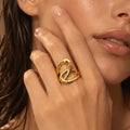 Anillo Infinito Dorado