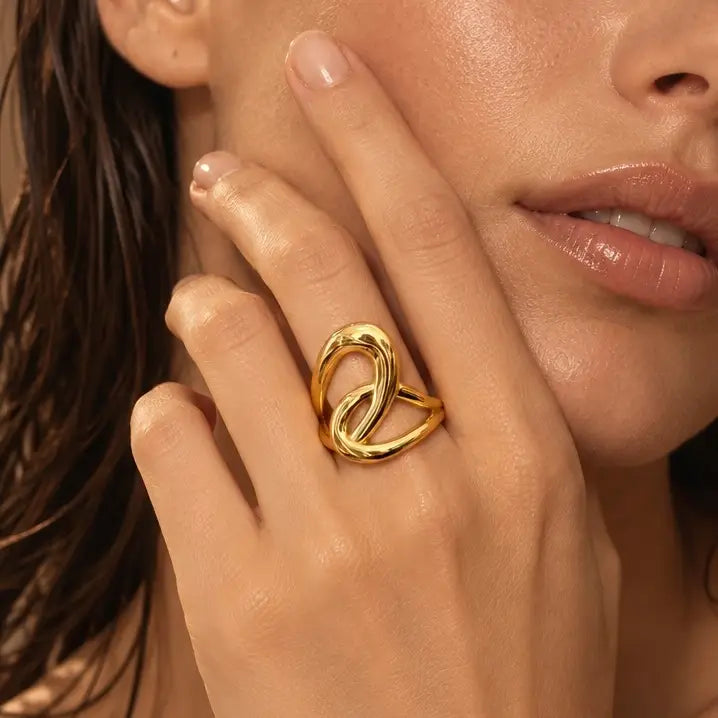 Anillo Infinito Dorado