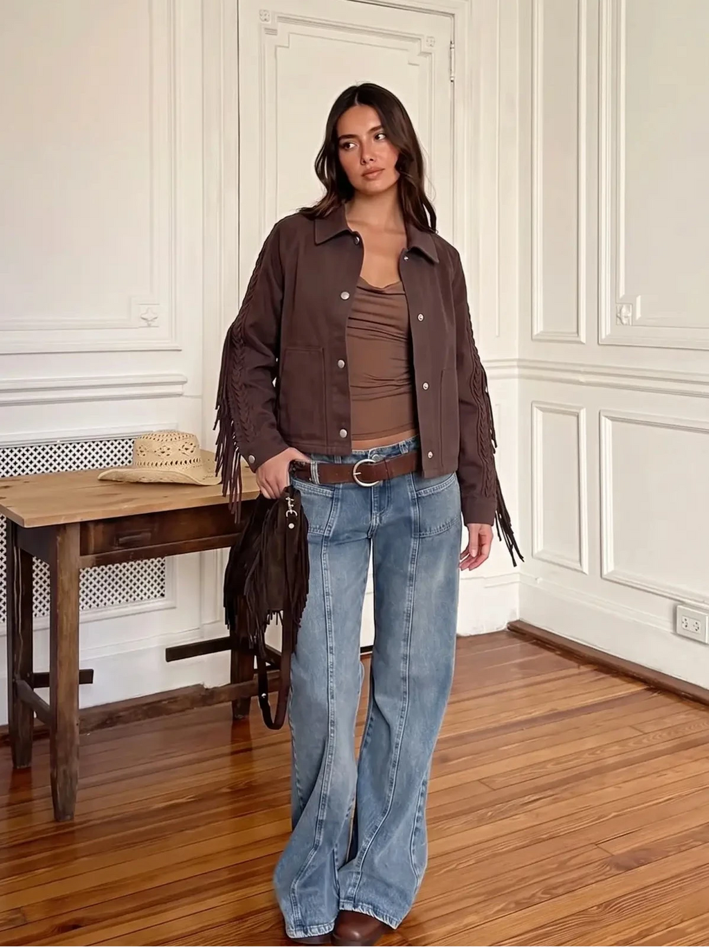 Chaqueta de Flecos