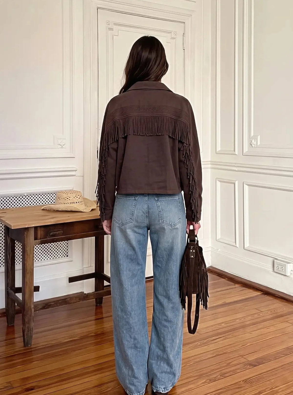 Chaqueta de Flecos