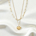 Collar de Doble Cadena con Estrellas