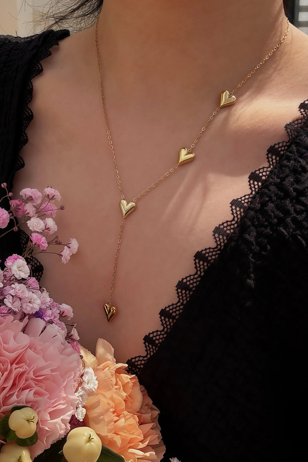 Collar de Corazones Pequeños