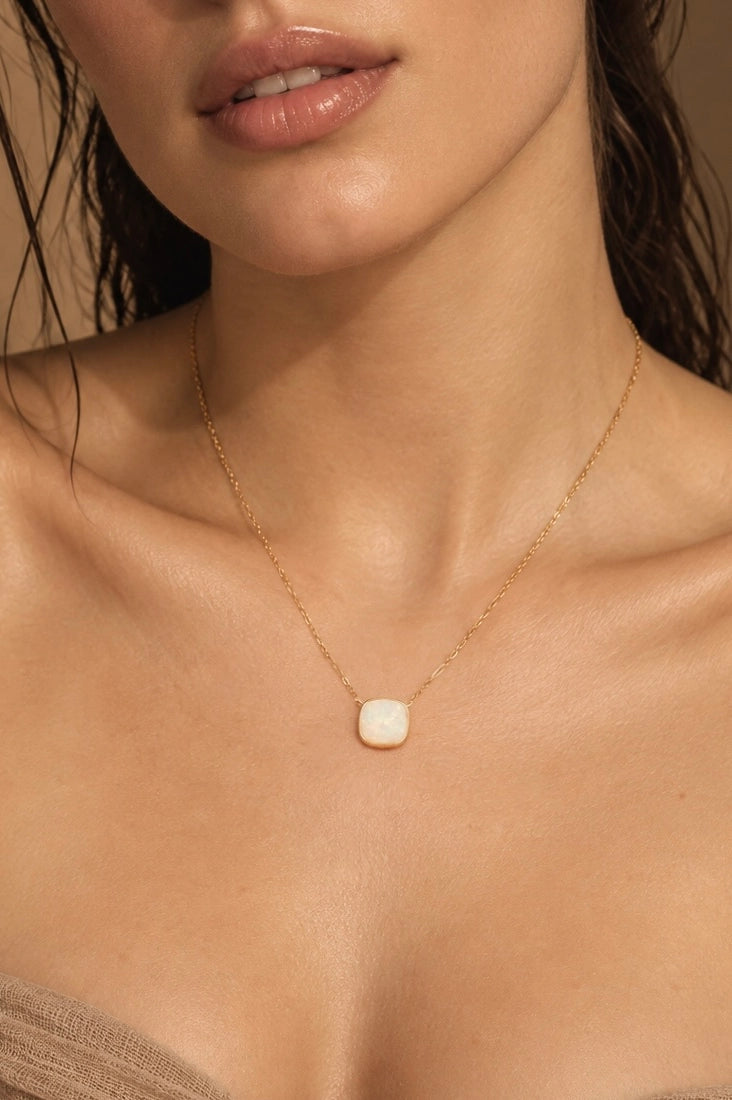 Collar Golden Opal