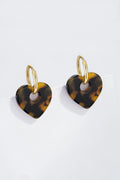 Pendientes Golden Leopard Heart
