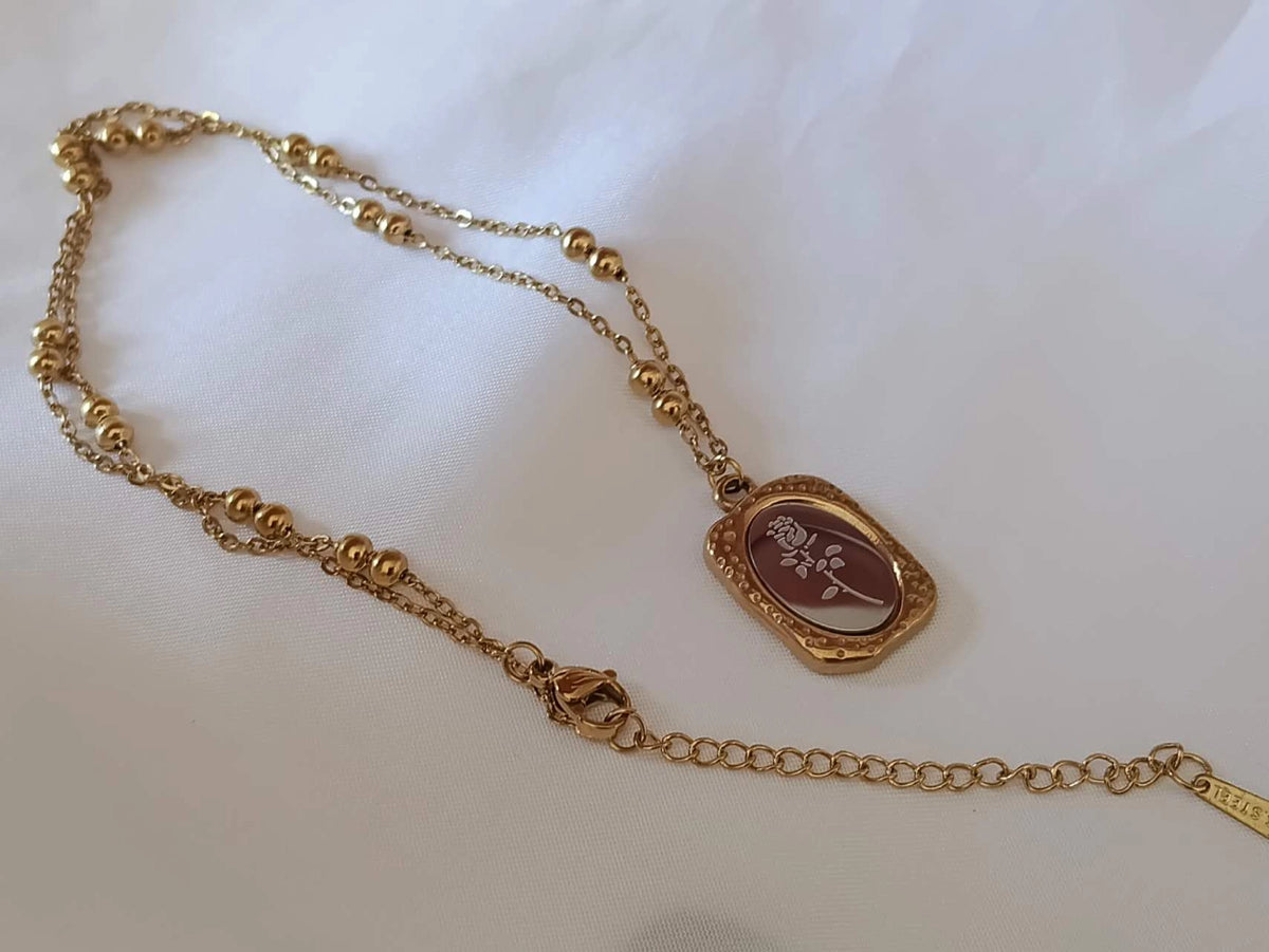 Collar de Flor Espejo